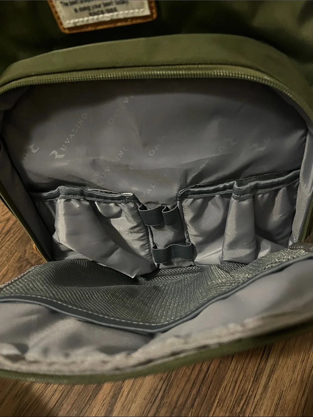Ruvalino Diaper Bag Backpack Olive Green